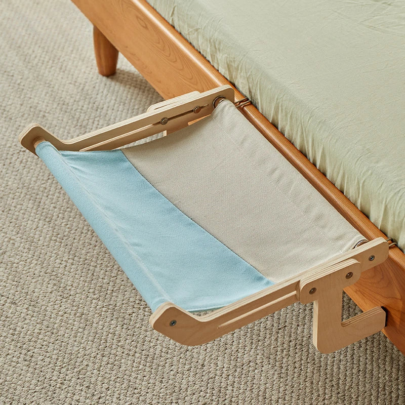 Pet Supplies Suspended Cat Hammock Window Hanging Solid Wood Cat Nest Cat Sunbathing Hanging Bed for All Seasons