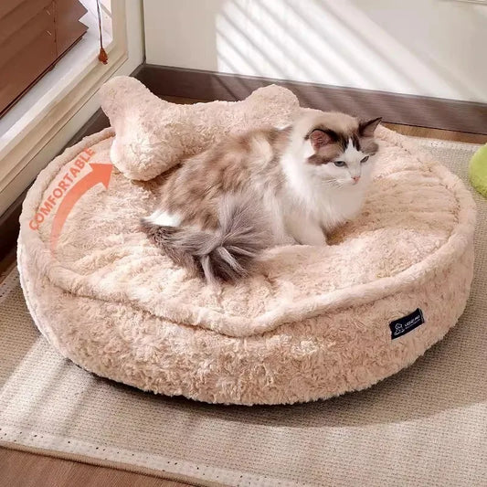 Dog Bed Pet Beds Accessories Supplies Dogs Winter Baskets Fluffy Bedding Warm Mat Sofa Big Accessory Small Breeds Puppy Cats