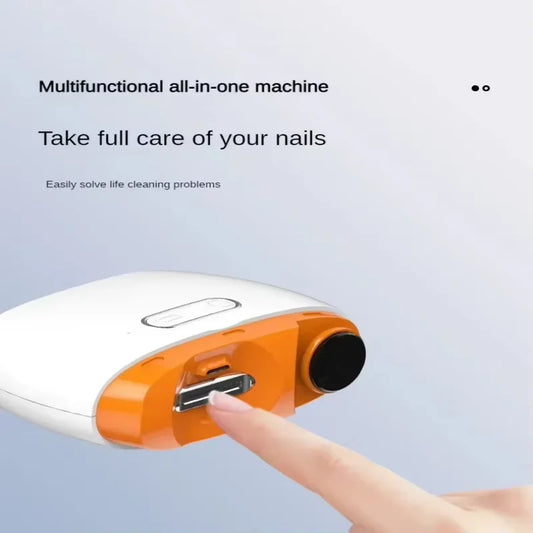 2 in 1 Smart Electric Nail Clippers Automatic Polished Armor Trim Nail Clipper Suitable Nail Trimming For Children 2026 New