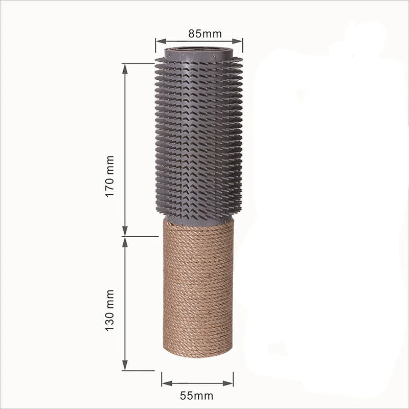 Cat Tree Use Cat Scratching Post with Scratching Sticker Massager for Cat Climbing Replacement Post Sisal Rope Scratch Furniture