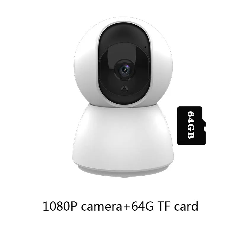 1080P Smart WiFi Pet Camera – Auto Tracking, Indoor Security & Baby Monitor
