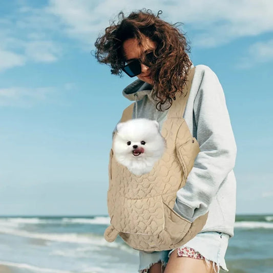 Dog Carrier Cat Backpack Extra Large Capacity Pet Chest Bag Dog and Cat Outdoor Bag Waterproof and Wind Resistant Portable