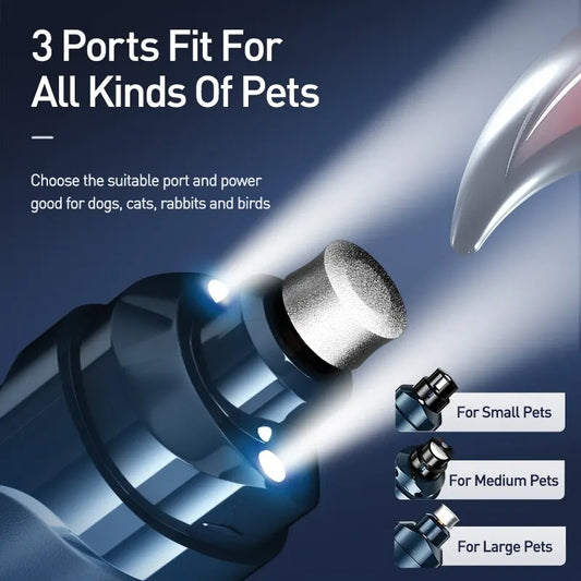ROJECO N30 Electric Nail Grinder & Clipper – Rechargeable, Professional for Cats & Dogs