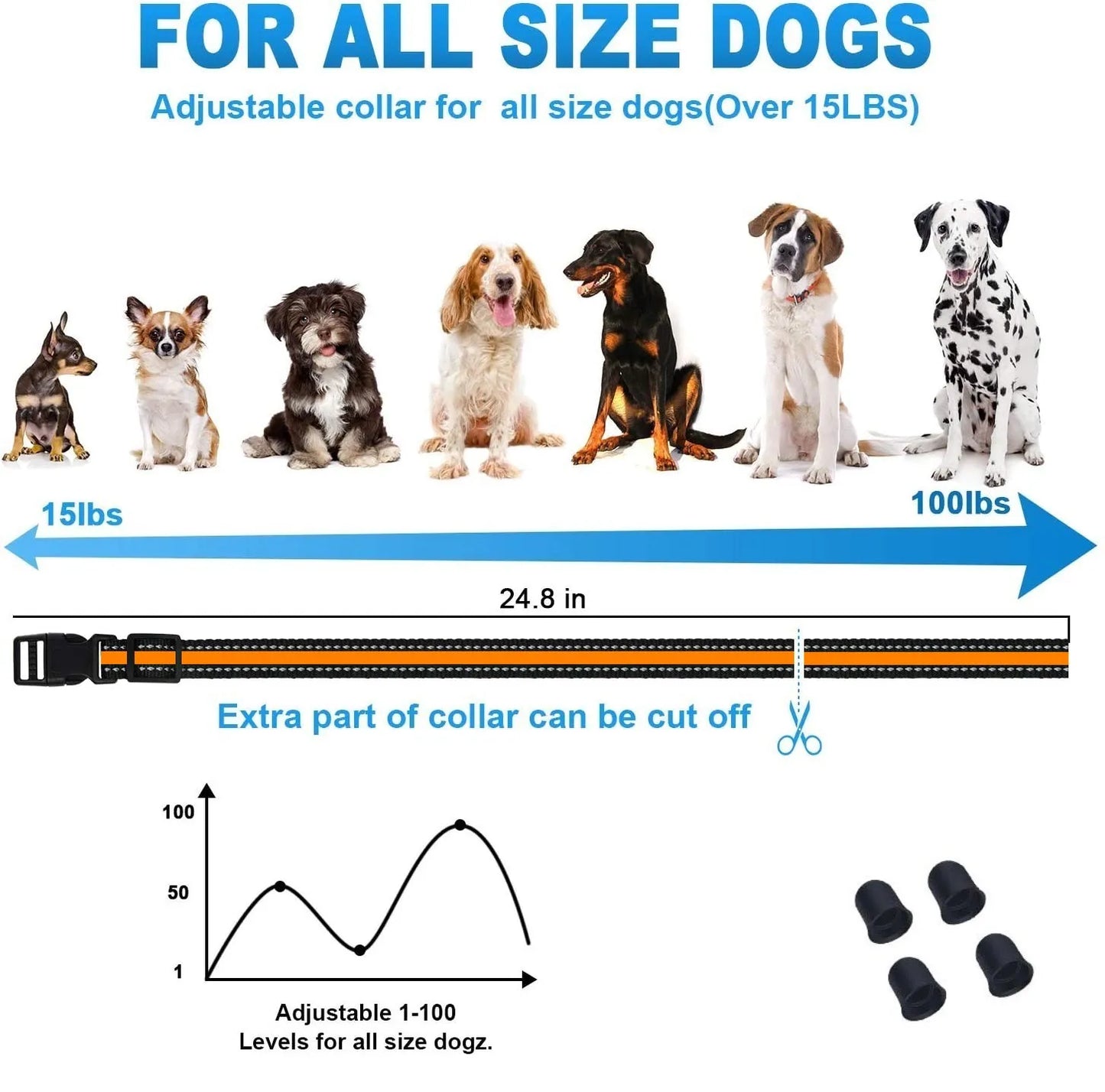 Wired Electric Dog Fence Replacement Collar Receiver