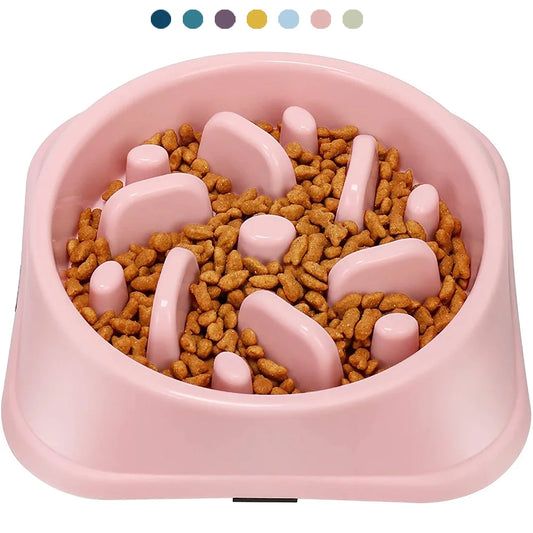 Dog Slow Feeder Puzzle Bowl – Non-Slip, Anti-Gulping