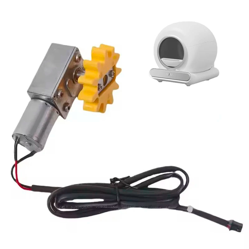 Waggy Tail smart self-cleaning litter box replacement motor, original electric part for automatic cat litter boxes.