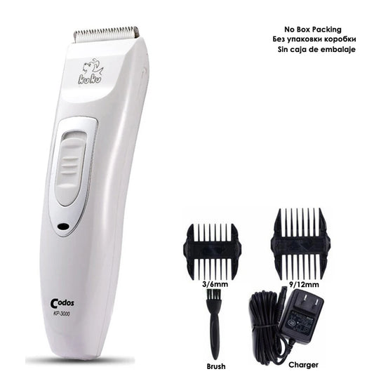 Codos KP3000 Professional Pet Hair Trimmer Dog Grooming Kit Rechargeable Electrical Clipper Shaver Set Haircut Machine