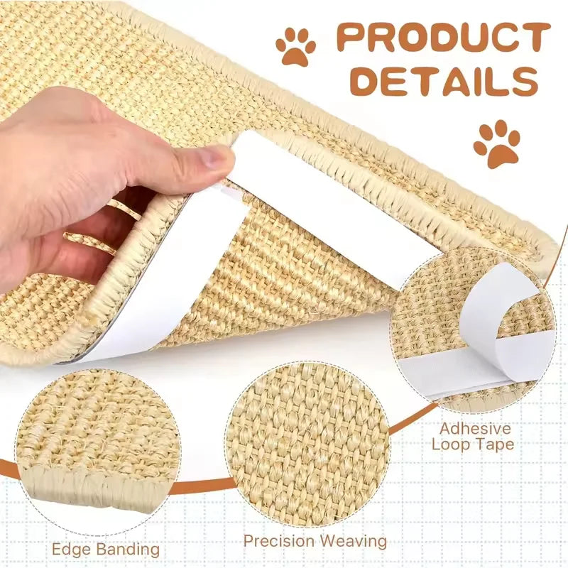 Natural Sisal Cat Scratching Board – Sofa Protector