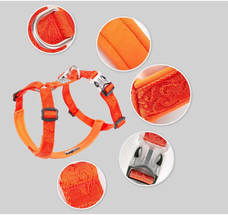 TRUELOVE Pet Hairy Usag Premium Trail Runner No-Pull Dog Harness 3M Reflective Straps Dog Ultra Comfortable Cross Country YH1801