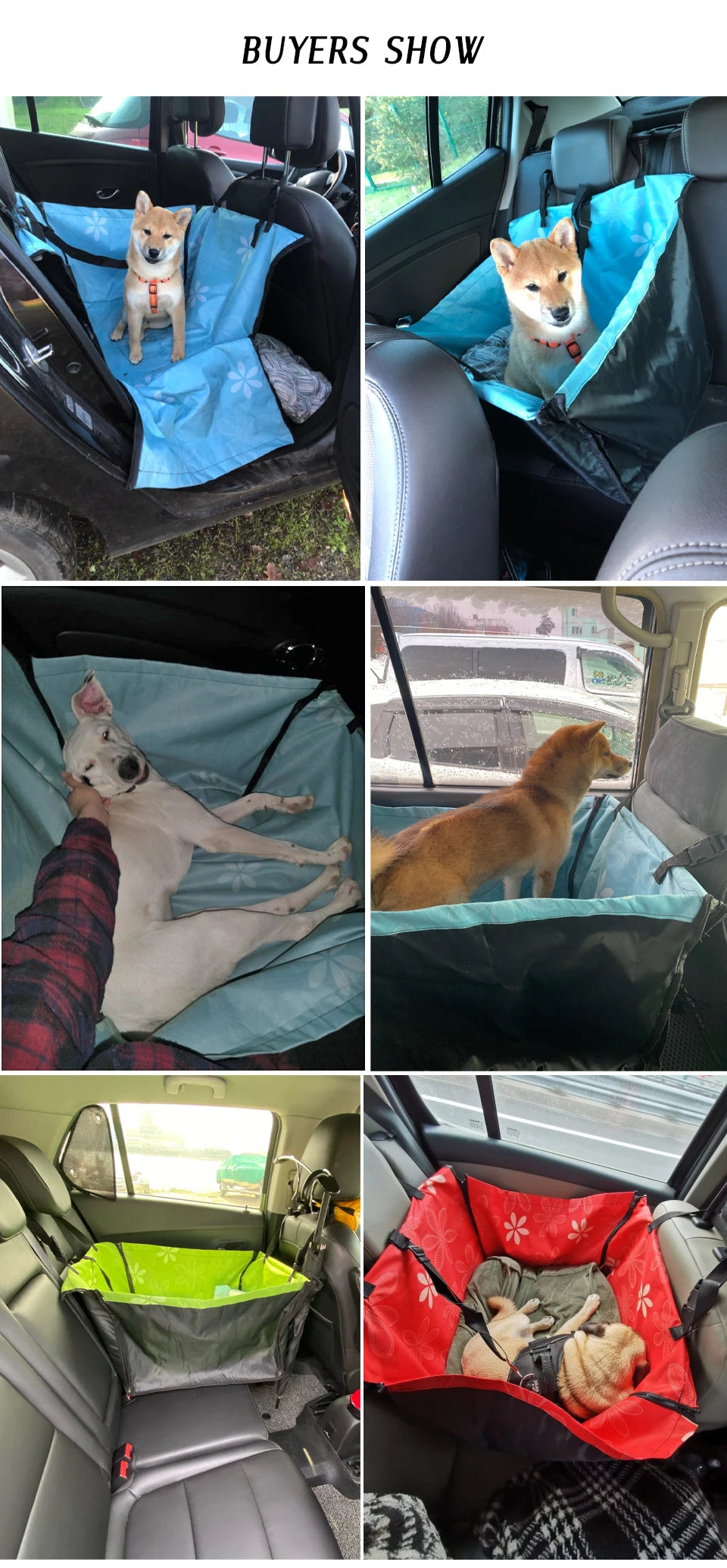 Dog Car Seat Cover & Rear Hammock Protector