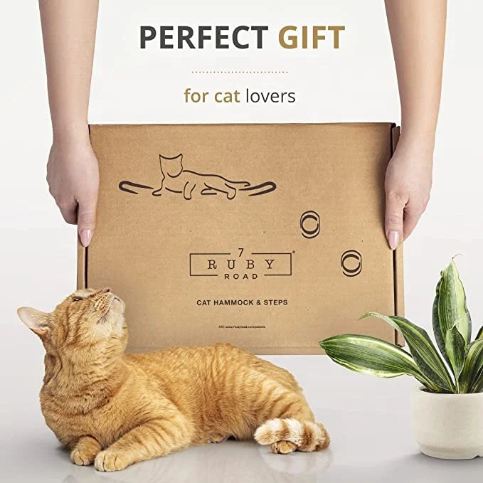 Customizable Cat Wall Tree with Shelves & Hammock