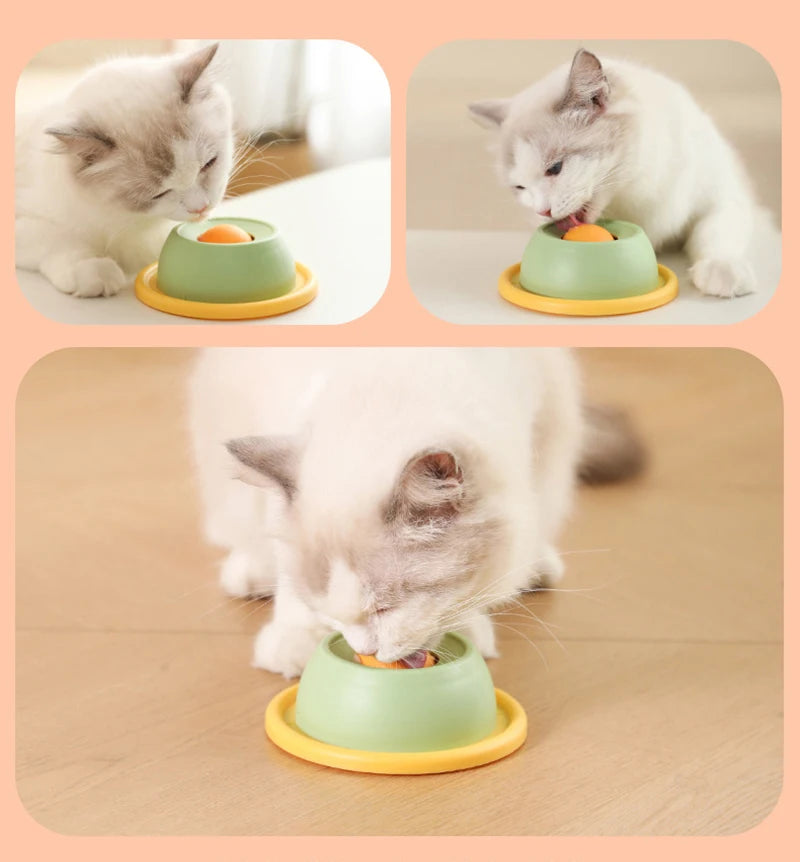 Interactive Pet Cat Licking Food Toys Anti-slip Pet Slow Feeder for Cats Funny Kitten Licking Plate Cat Accessories