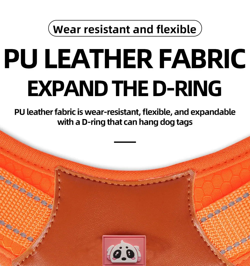 Doberman Pinscher Dog Harness Reflective Medium Large Dog Tactical Vest Large Waterproof Dog Harness Pet Accessories Supplies