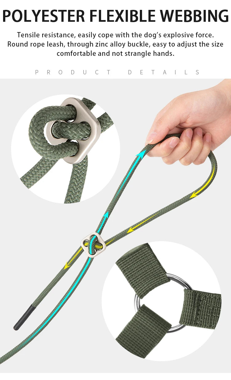 Reflective Dog Harness & Leash Set – Adjustable Vest