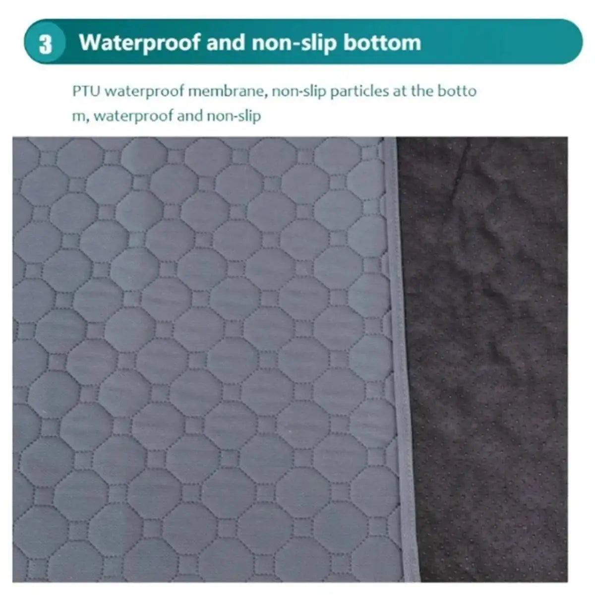 Dog Pee Pad Reusable Washable Dog Urine Mat Car Seat Floor Sofa Waterproof Absorbent Puppy Cat Training Diaper Mat Pet Supplies