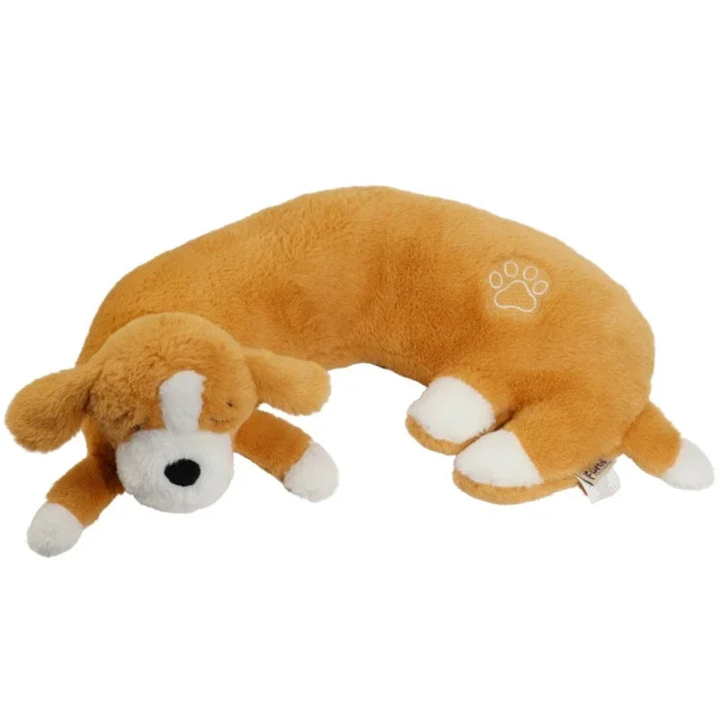 Curved Pillow Heartbeat Dog Toy – Comfort & Training