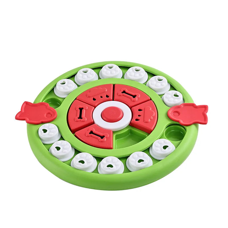 Smart Cat Puzzle Slow Feeder – Interactive Turntable Toy