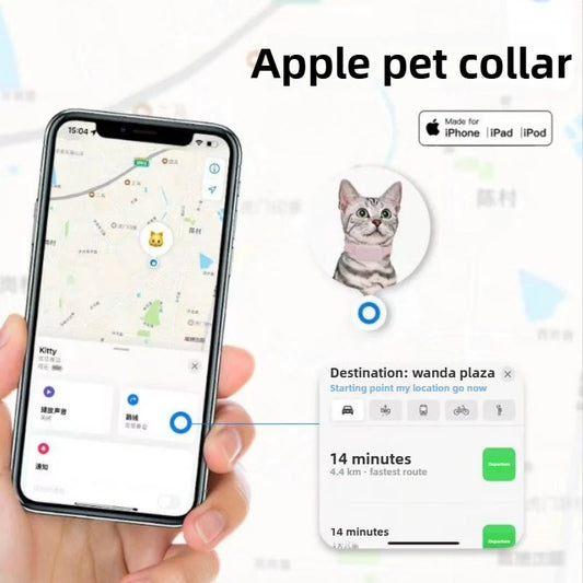 GPS Tracking Collar for Cats – Long Battery Life, Safety & Location Tracking