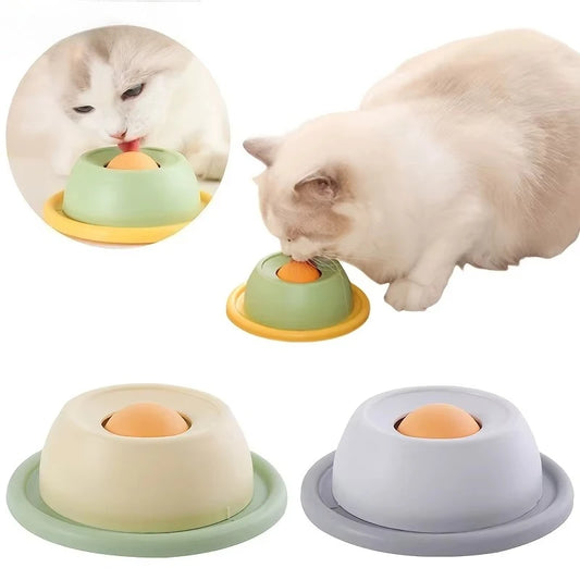 Interactive Pet Cat Licking Food Toys Anti-slip Pet Slow Feeder for Cats Funny Kitten Licking Plate Cat Accessories