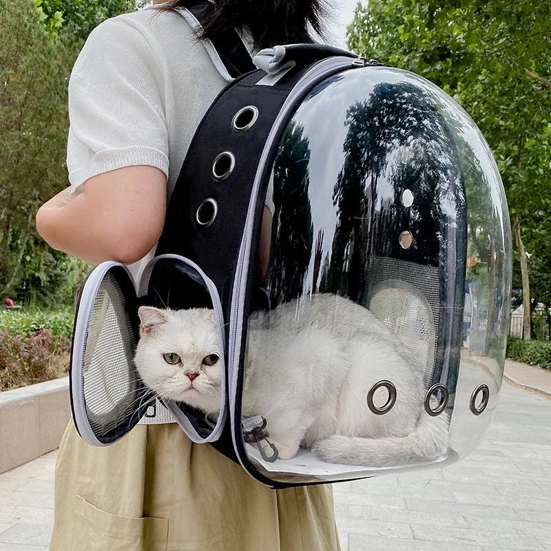 Space Capsule Transparent Pet Carrier Backpack