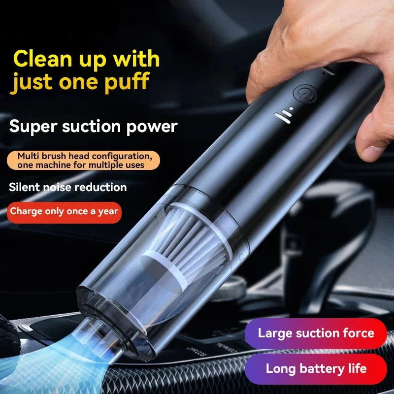 Handheld Pet Hair Vacuum – Rechargeable, Car & Home