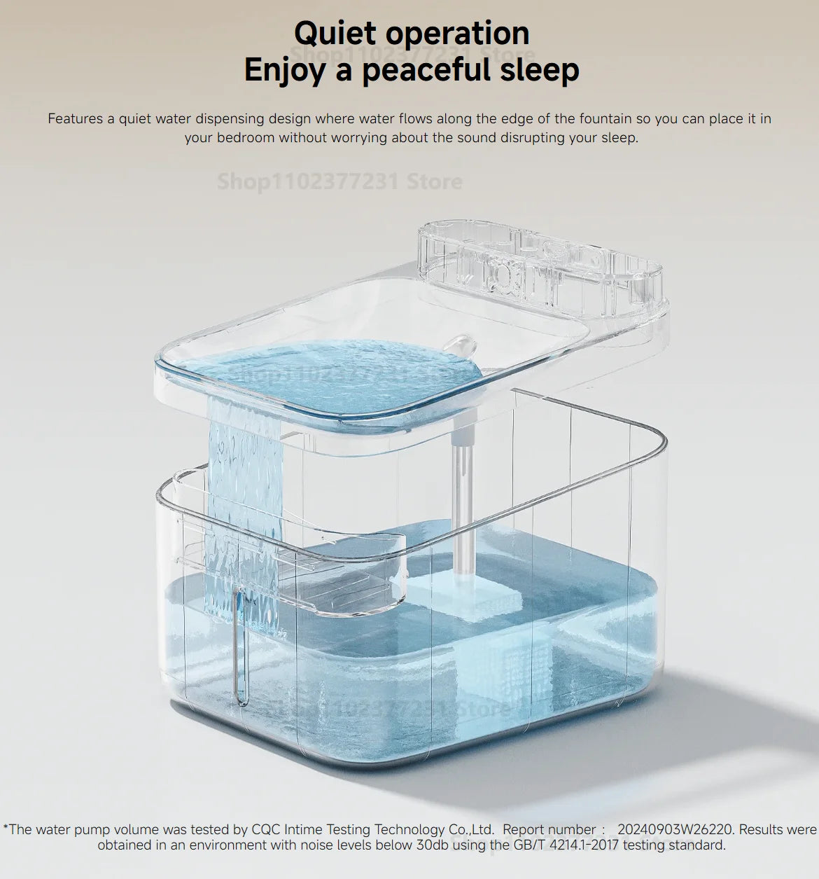 Xiaomi Mijia Smart Pet Drinking Fountain 2 by Waggy Tail, 3L wireless auto-sensing water dispenser for cats and dogs.