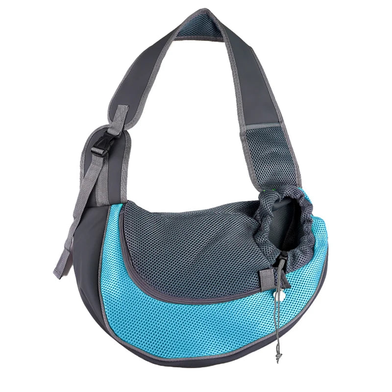 Crossbody Mesh Pet Carrier Sling Bag