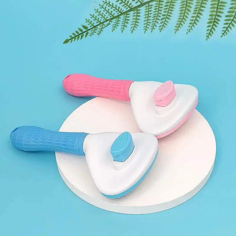 Pet Deshedding Comb – Removes Loose Hair for Cats & Dogs