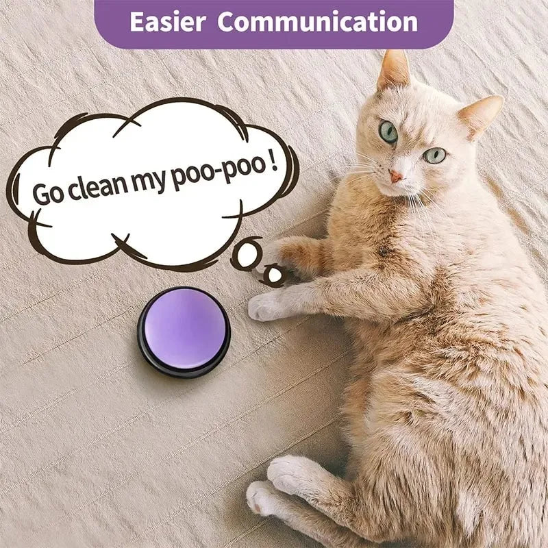 Dog Communication Buttons – Voice Recording Training Buzzer