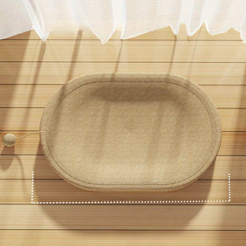 Sisal Cat Scratcher Bed – Multi-Function Toy Ball Set