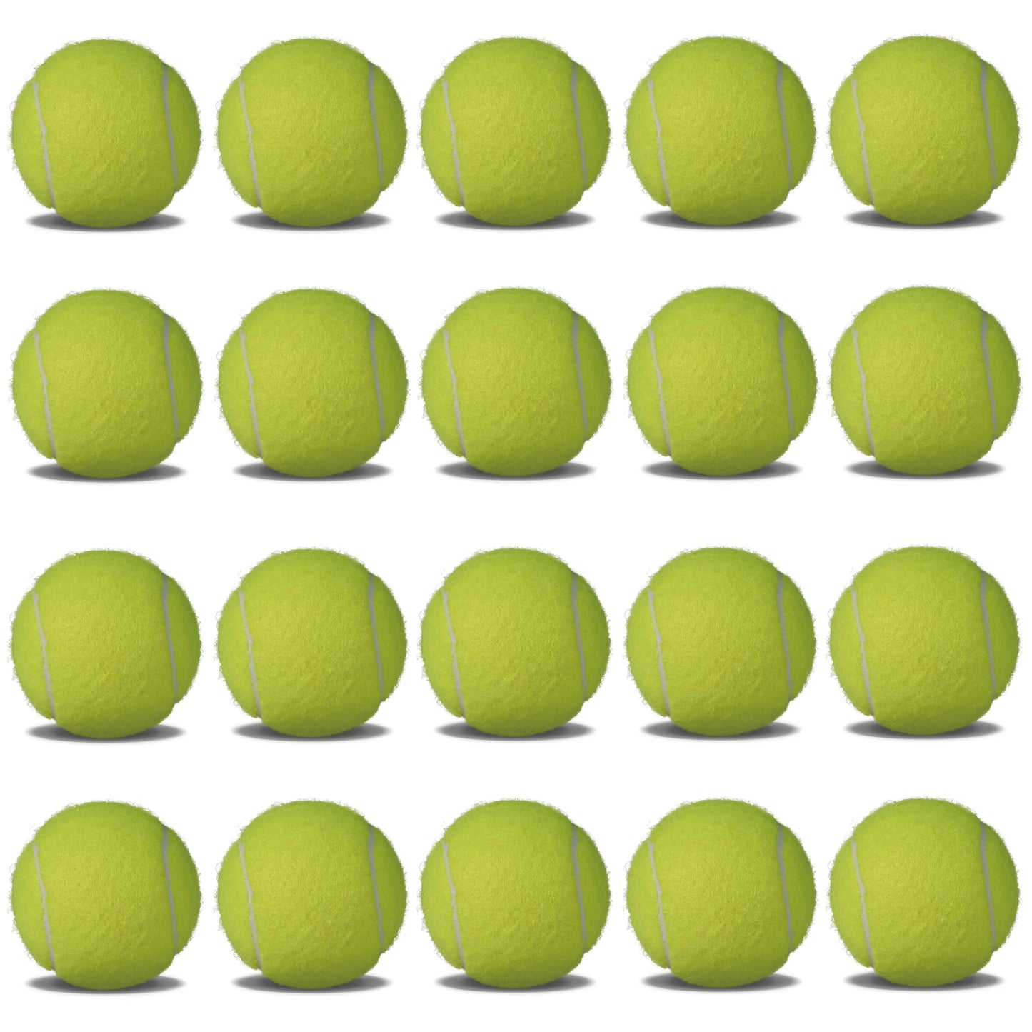 AMA Tennis Balls,12-Pack Advanced Training Tennis Balls for Beginner, Pet Dog practice Tennis Balls with Mesh Bag for Easy Carry