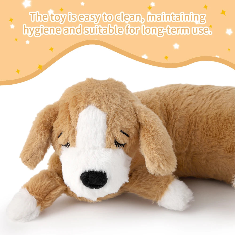 Curved Pillow Heartbeat Dog Toy – Comfort & Training