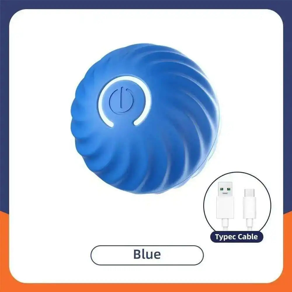 Smart Interactive Dog Toy Ball – RGB, USB Rechargeable