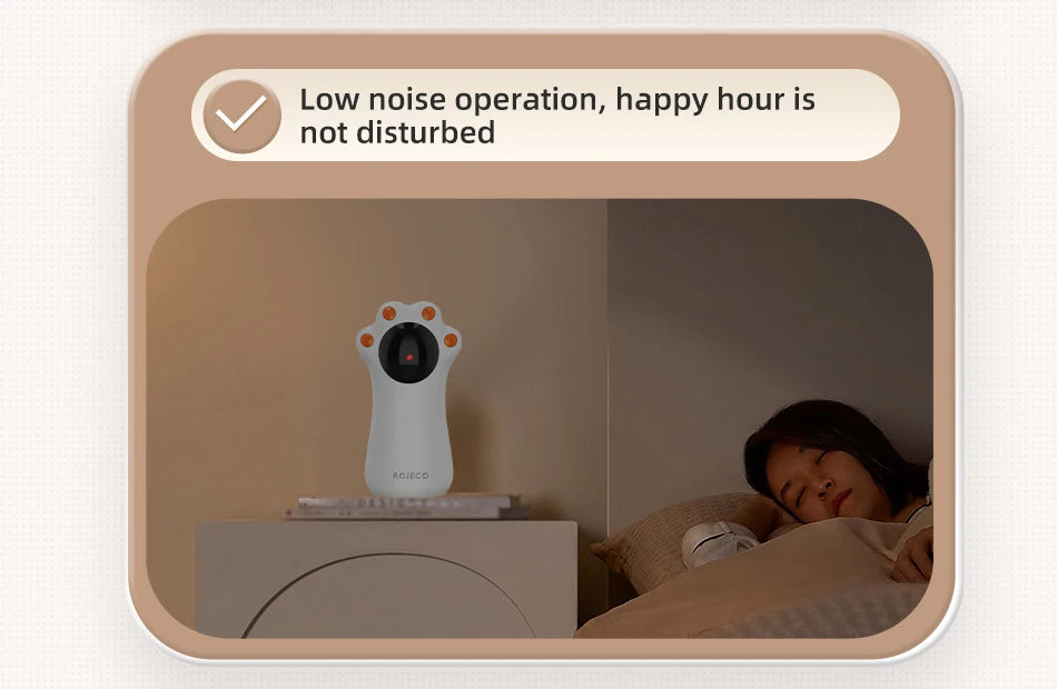 Auto Laser Cat Toy – Handheld Smart LED Teaser