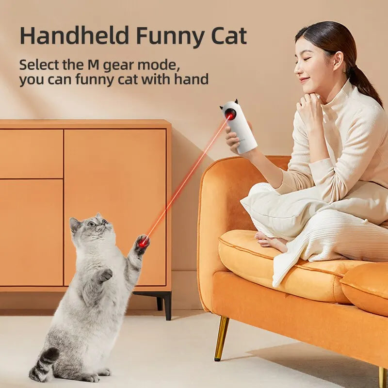 Auto Laser Cat Toy – Smart Interactive LED Teaser