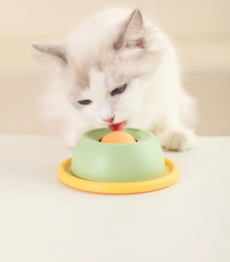 Interactive Pet Cat Licking Food Toys Anti-slip Pet Slow Feeder for Cats Funny Kitten Licking Plate Cat Accessories