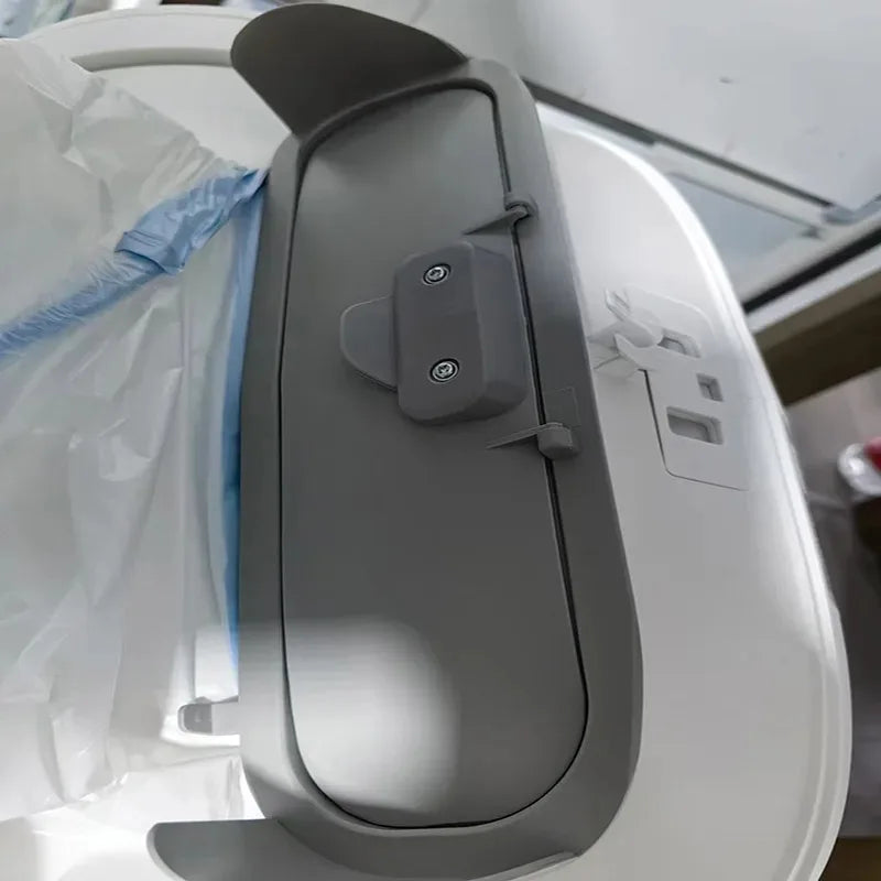 Waggy Tail smart cat litter box replacement accessories including a filter, door, bin, and pad for easy maintenance.