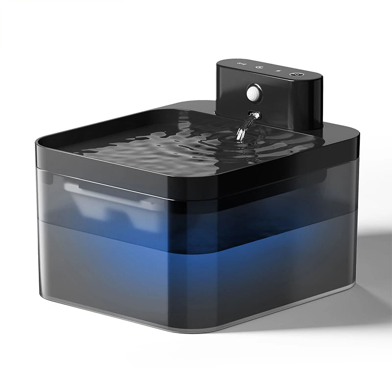 Wireless Auto Cat Water Fountain – Silent Pump, Fresh Filtered Water for Cats
