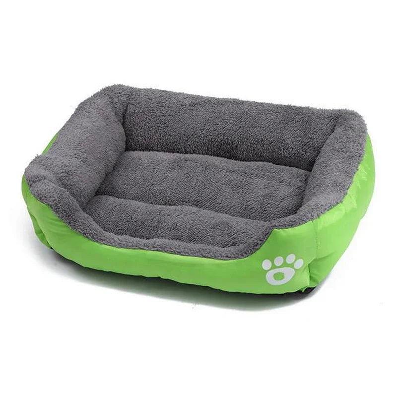Classic Soft Cotton Pet Bed – Breathable, All Sizes