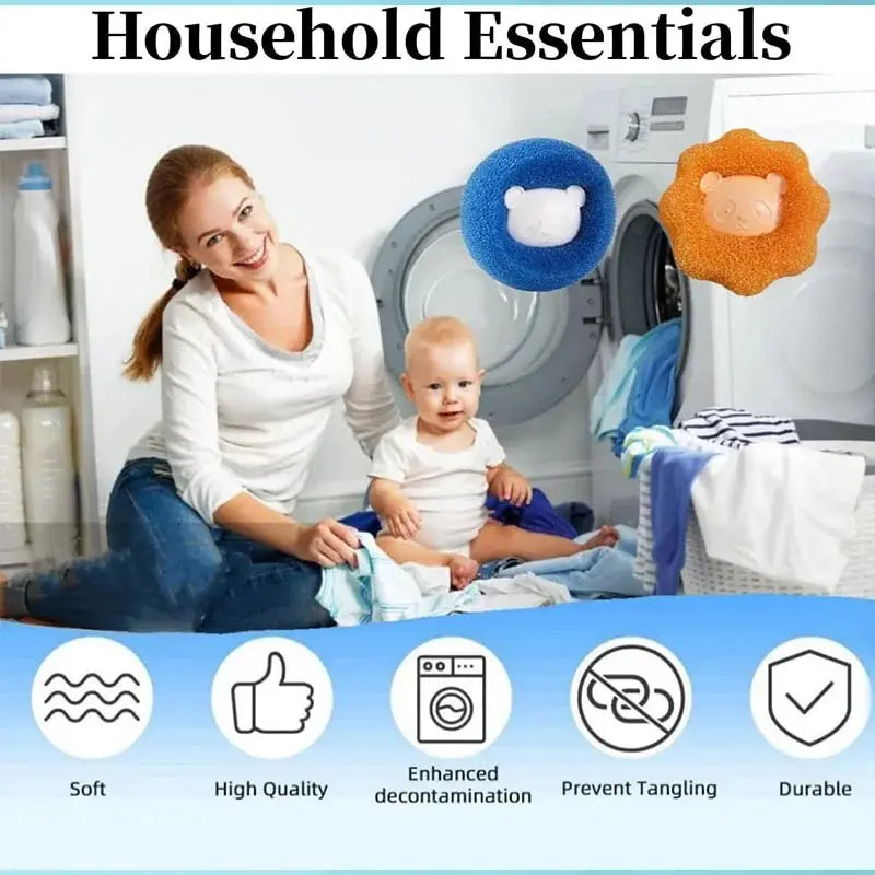 Laundry Washing Machine Reusable Pet Hair Remover