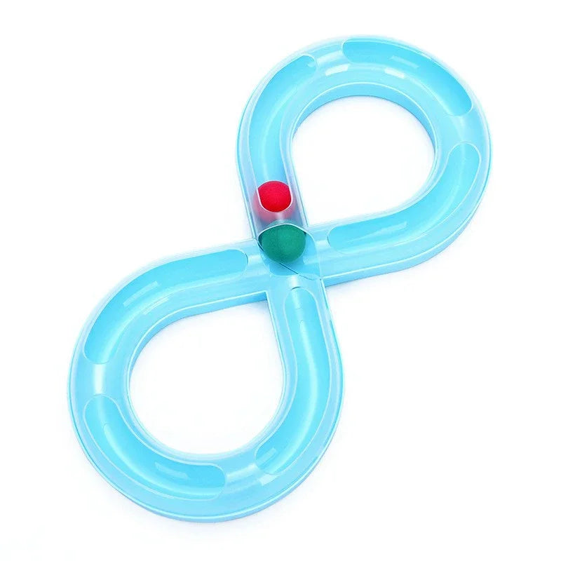 Orbital Track Ball Spinner – Interactive Self-Play Cat Toy