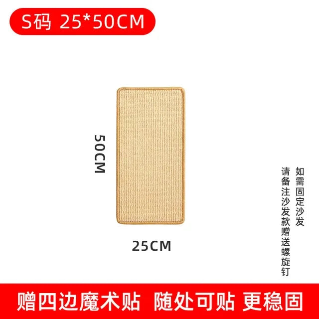 Sisal Hemp Cat Scratching Wall Pad – Furniture Protector