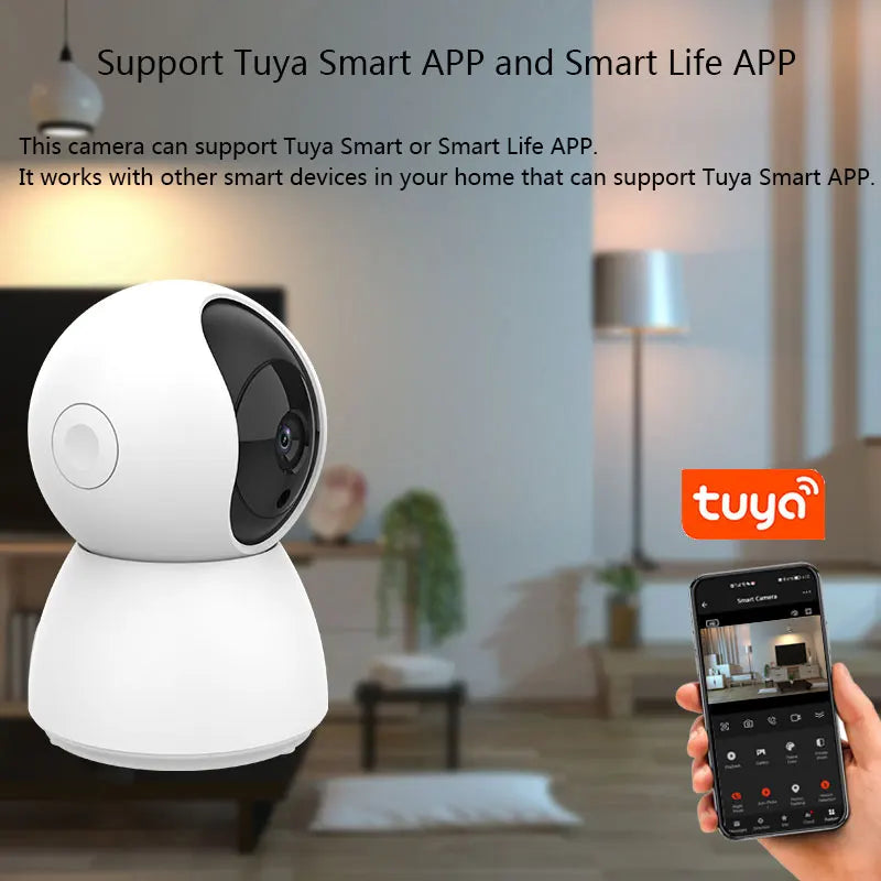 1080P Smart WiFi Pet Camera – Auto Tracking, Indoor Security & Baby Monitor