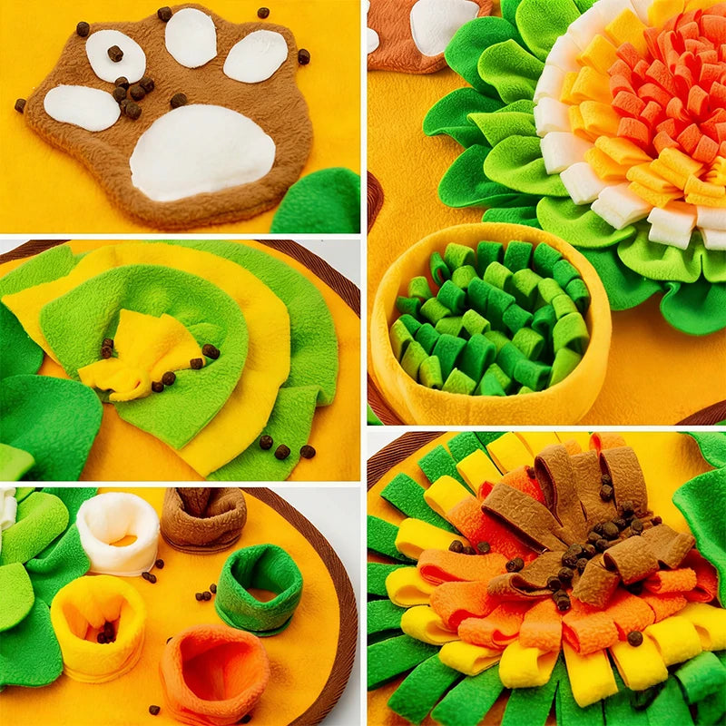 Dog Snuffle Mat – Slow Feeder, Foraging & Anxiety Relief Toy