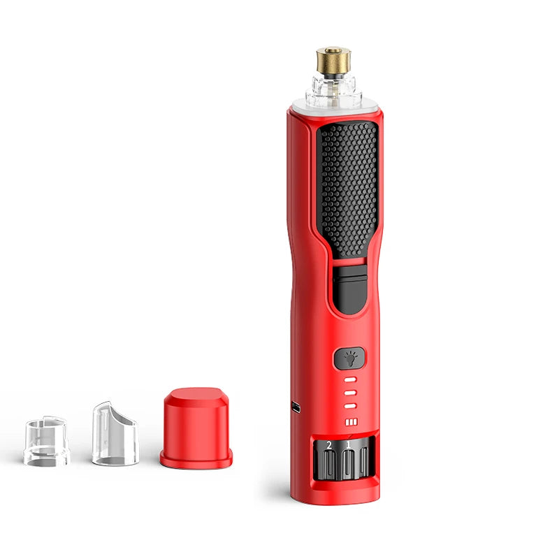 ROJECO Electric Pet Nail Grinder – Rechargeable, LED Light, 7-Speed for Cats & Dogs