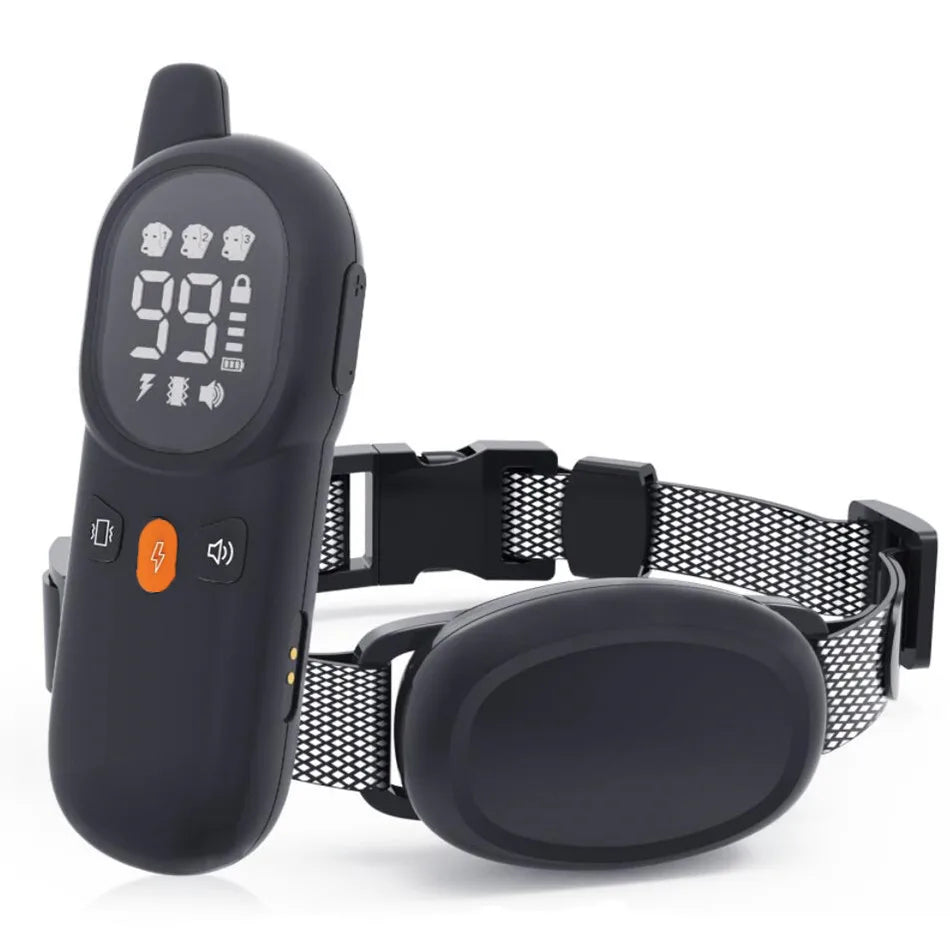 E-collar Dog Training Collar Rechargeable LCD Remote Shock PET Puppy Waterproof Trainer