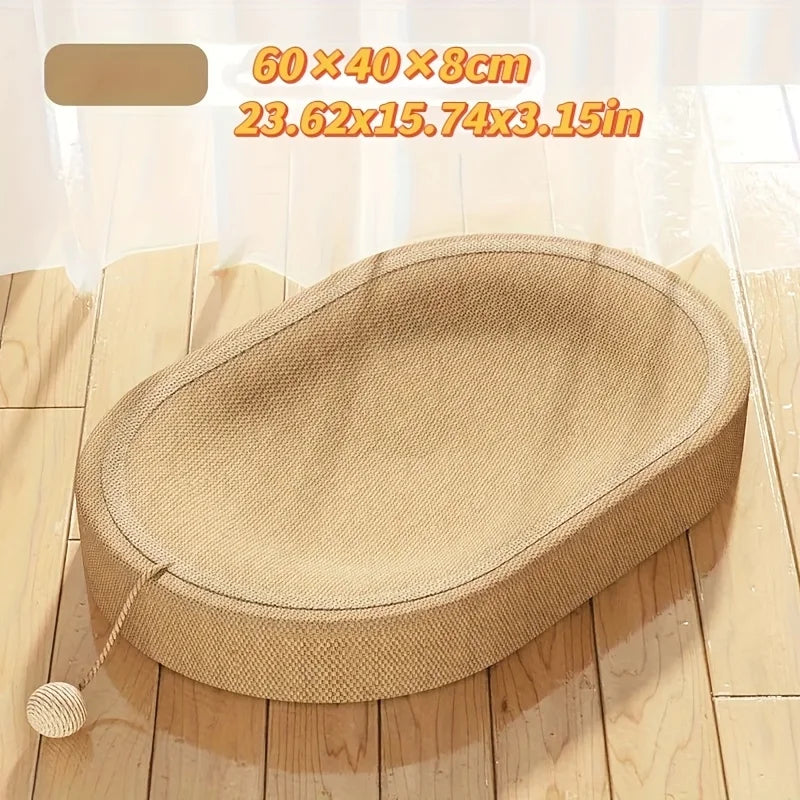 Sisal Cat Scratcher Bed – Multi-Function Toy Ball Set