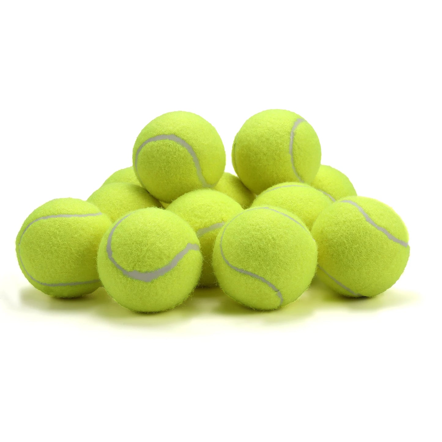 AMA Tennis Balls,12-Pack Advanced Training Tennis Balls for Beginner, Pet Dog practice Tennis Balls with Mesh Bag for Easy Carry