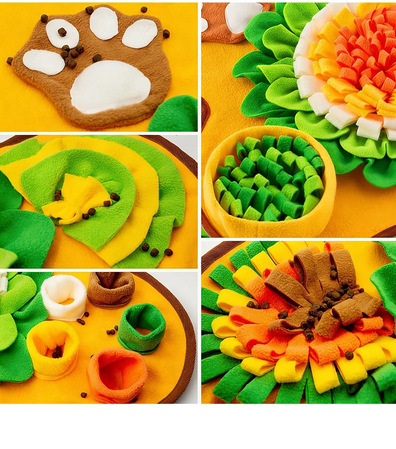 Dog Snuffle Mat – Slow Feeder, Foraging & Anxiety Relief Toy