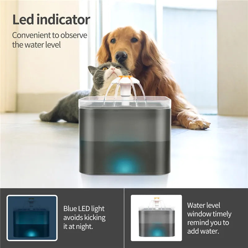 3.5L Auto Pet Feeder & 2L Water Fountain – WiFi App Combo